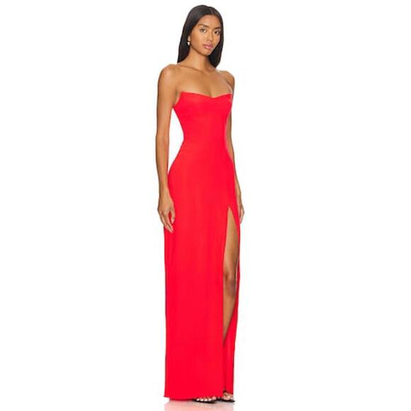 Amanda Uprichard Dresses & Skirts - Amanda Uprichard x REVOLVE Ivy Gown in Crimson